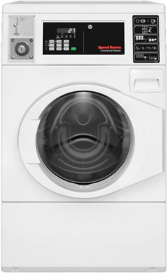 Speed Queen® Commercial 3.42 Cu. Ft. White Front Load Electric Washer