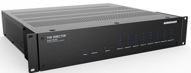 AudioControl® Espresso Black The Director® Model M6400 16 Channel Network Amplifier 1