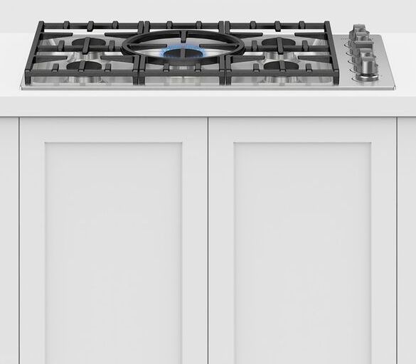 Fisher & Paykel Series 7 36" Stainless Steel Professional Liquid Propane Gas Cooktop-1