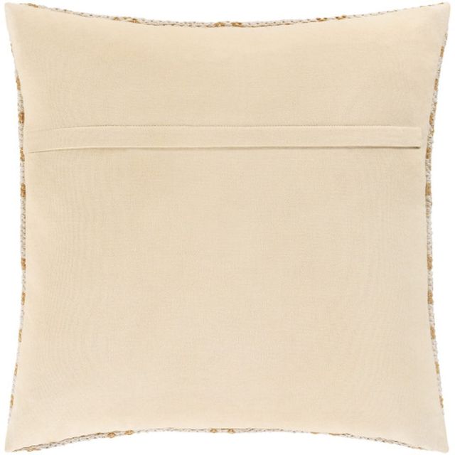 Surya Ryder Wheat 20"x20" Pillow Shell with Polyester Insert-1