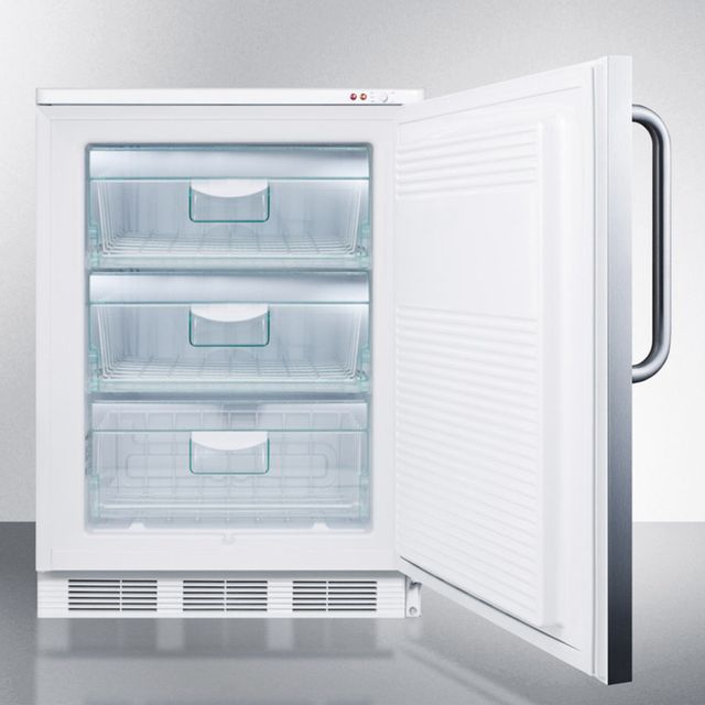 Accucold® by Summit® 3.5 Cu. Ft. Stainless Steel Built In All Freezer 1