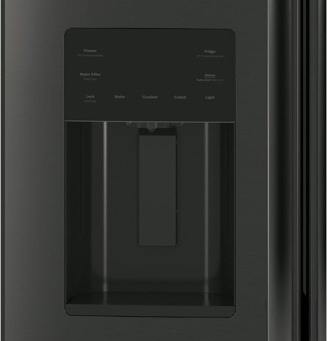 GE® 25.6 Cu. Ft. French Door Refrigerator-Black Stainless 13