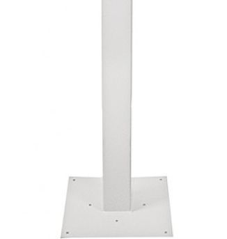 SunBrite TV® White Outdoor Deck Planter Pole-1