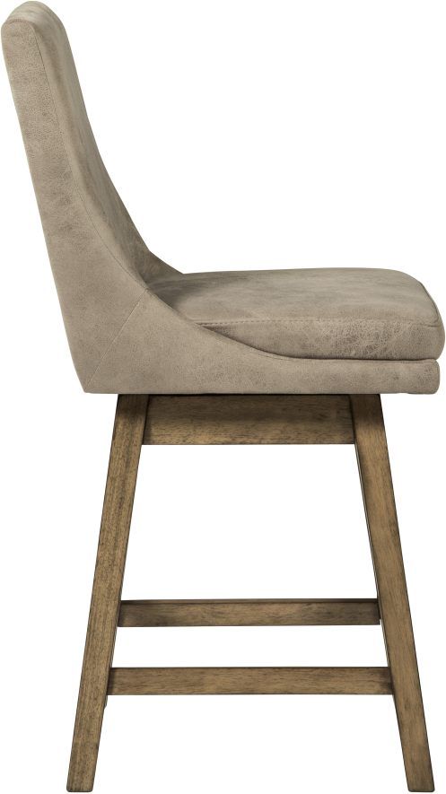 Signature Design by Ashley® Tallenger Beige Counter Height Bar Stool-2