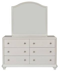 Liberty Stardust Iridescent White Dresser & Mirror