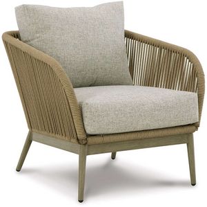 Signature Design by Ashley® Swiss Valley Beige Lounge Chair with Cushion