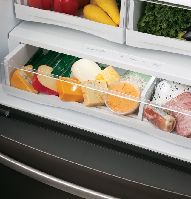 GE Profile™ 23.1 Cu. Ft. Black Slate Counter Depth French Door Refrigerator 38