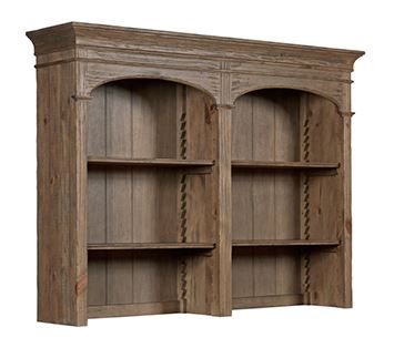 Kincaid Weatherford-Heather Collection Hastings Open Hutch 0