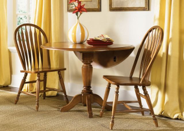 Liberty Low Country Drop Leaf Pedestal Table-0