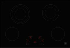 Bertazzoni Professional Series 24" Nero Touch Control Cooktop