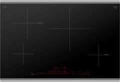 Bosch® 800 Series 30" Black/Stainless Steel Induction Cooktop