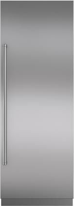 Sub-Zero® 30" Stainless Steel Integrated Column Door Panel with Pro Handle