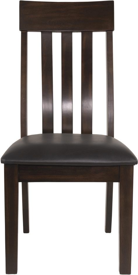 Signature Design by Ashley® Haddigan Dark Brown Dining Upholstered Side Chairs - Set of 2-1