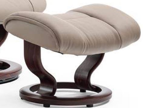 Stressless® by Ekornes® Mayfair Medium Classic Base Chair and Ottoman 2