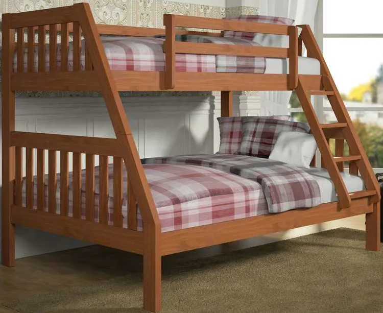 Donco Trading Company Cinnamon Twin/Full Mission Bunk Bed
