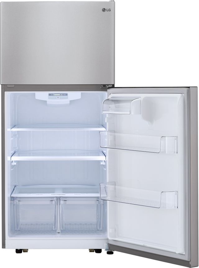 LG 30 in. 20.2 Cu. Ft. Stainless Steel Top Freezer Refrigerator-3