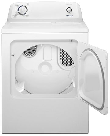 Amana® 6.5 Cu. Ft. White Front Load Gas Dryer 2