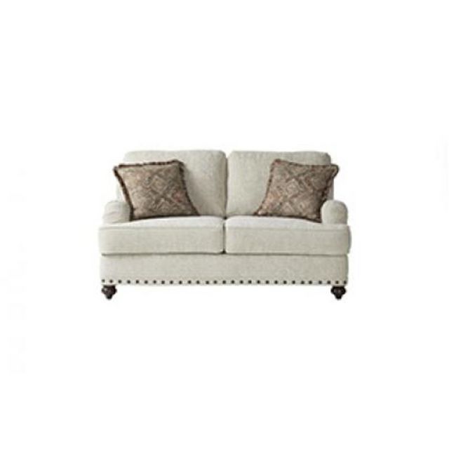 Hughes 17285 Cycle Sofa and Loveseat Set in Hay 2