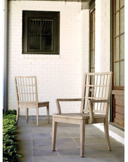 Kincaid® Symmetry Sand Wood Arm Chair-1
