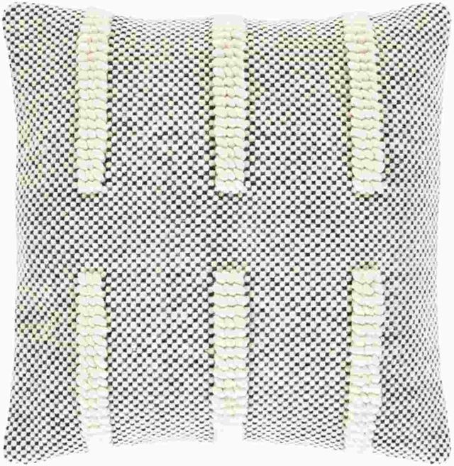 Surya Harlow Cream 20"x20" Pillow Shell with Down Insert-0