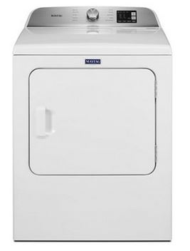 Maytag® 7.0 Cu. Ft. White Front Load Natural Gas Dryer