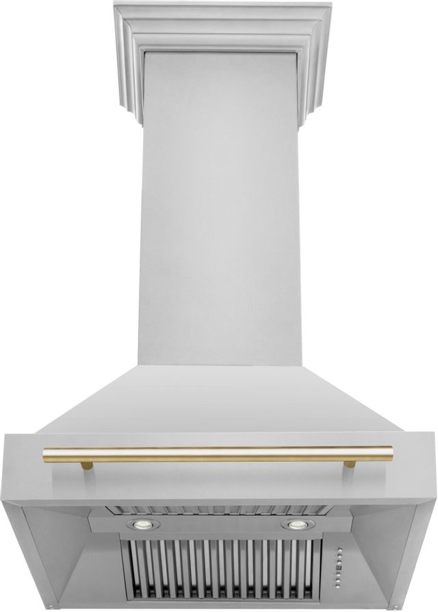 ZLINE Autograph Edition 36" Stainless Steel Wall Mounted Range Hood 3