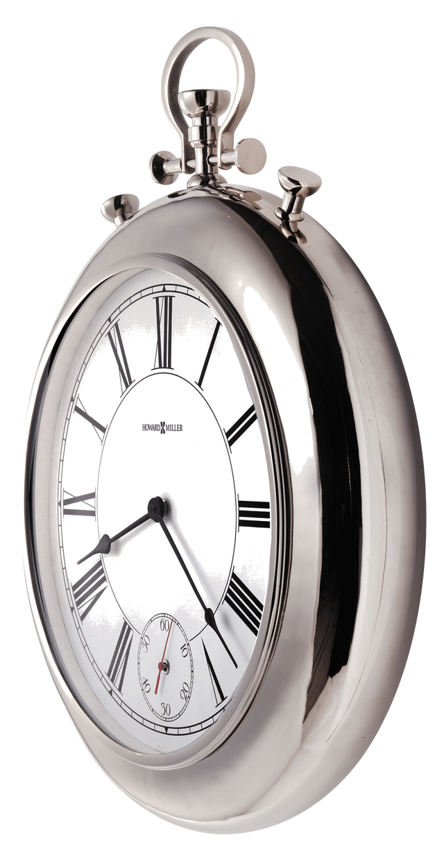 Howard Miller® Hobson Polished Chrome Gallery Wall Clock 1