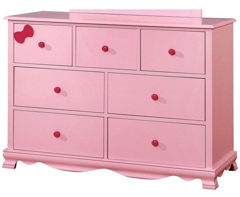 Pink shop kids dresser