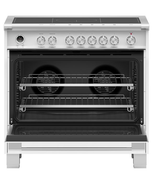 Fisher & Paykel Series 9 36" White Induction Range 1