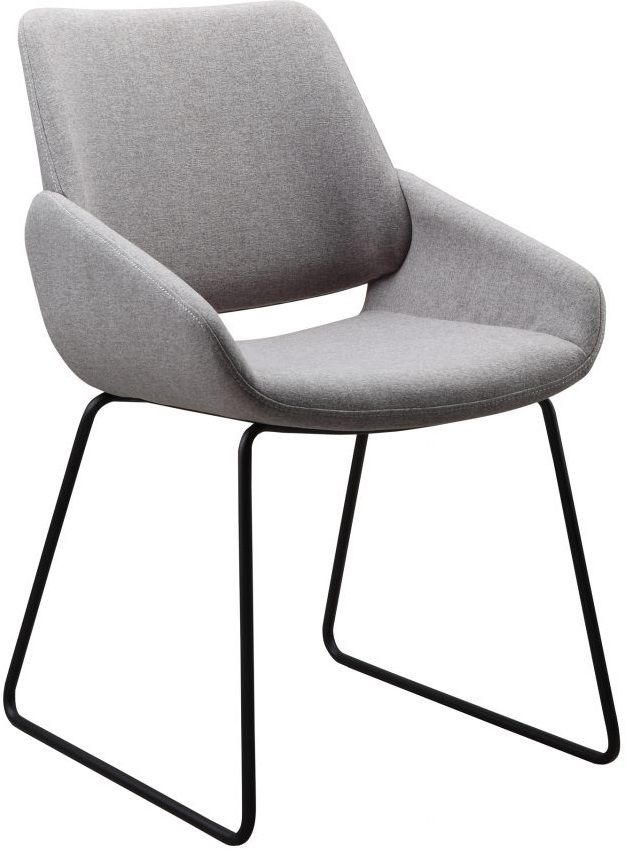 Moe's Home Collection Lisboa Light Gray Dining Chair 2