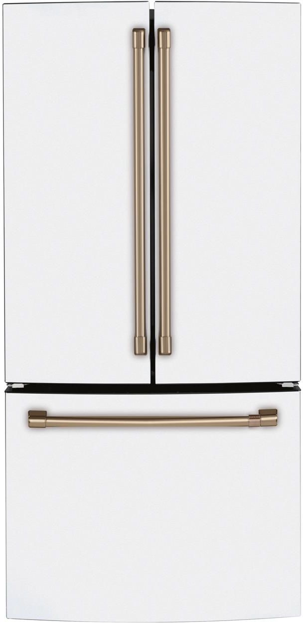 Café™ 18.6 Cu. Ft. Matte White Counter-Depth French-Door Refrigerator