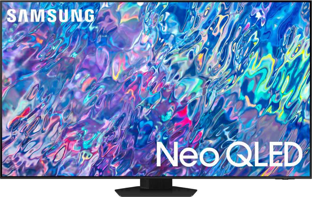 Front view of the Samsung Neo QN85B 75” 4K QLED TV 