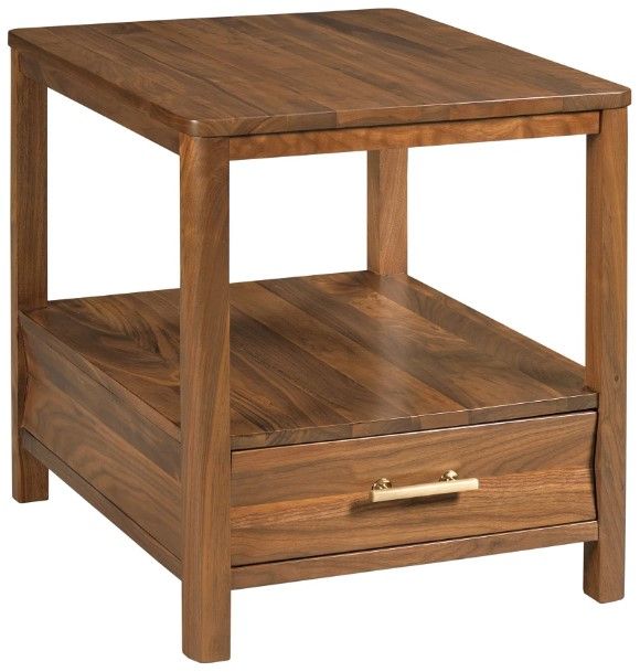 Kincaid® Monogram Walnut Parkway Walnut End Table | Bob Mills Furniture