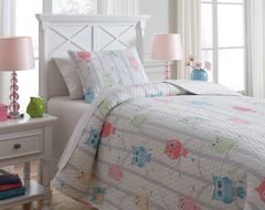 Signature Design by Ashley® Lucille White Twin Coverlet Set
