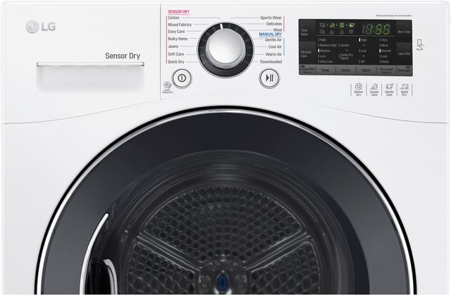 LG 4.2 Cu. Ft. White Front Load Electric Dryer-2
