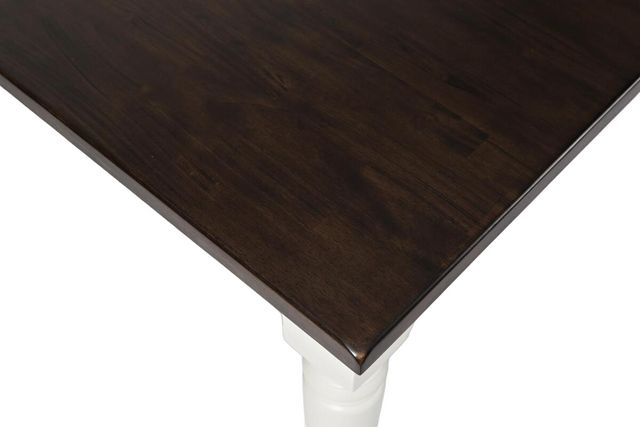 Jofran Inc. Orchard Park Brown Counter Table with Light Grey Base-3