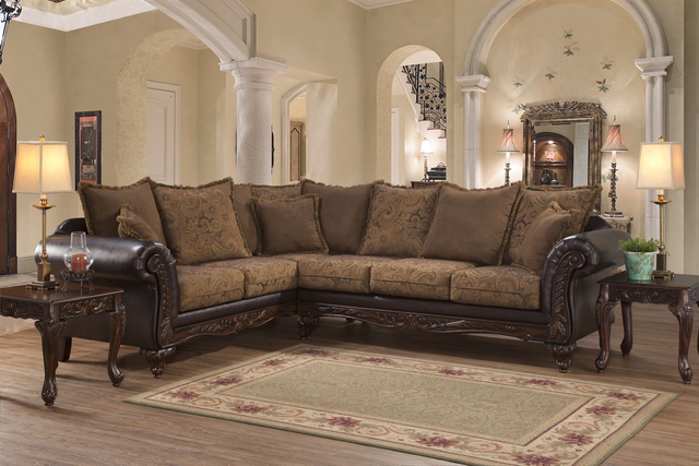 Hughes Furniture Sectional 0