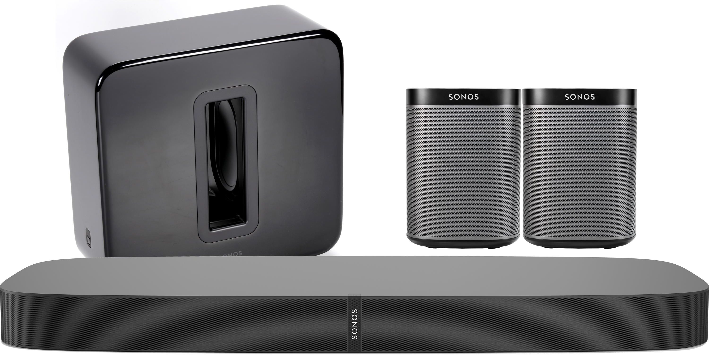 Sonos® 5.1 Entertainment Playbase Set-Black