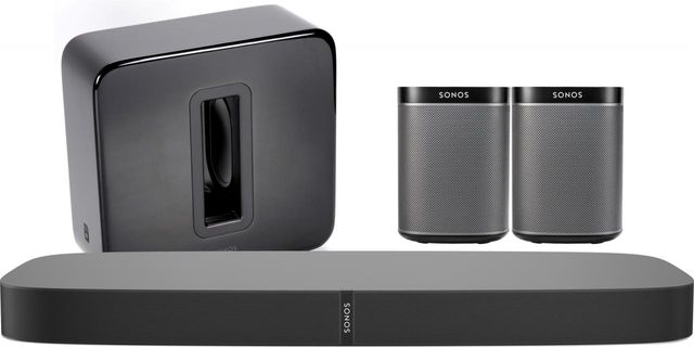 Sonos® 5.1 Entertainment Playbase Set-Black-0
