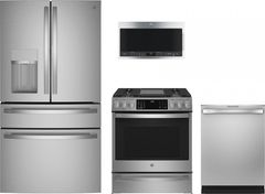 GE Profile™ 4 Piece Stainless Steel Kitchen Package-GEPRKITPGS930YPFS