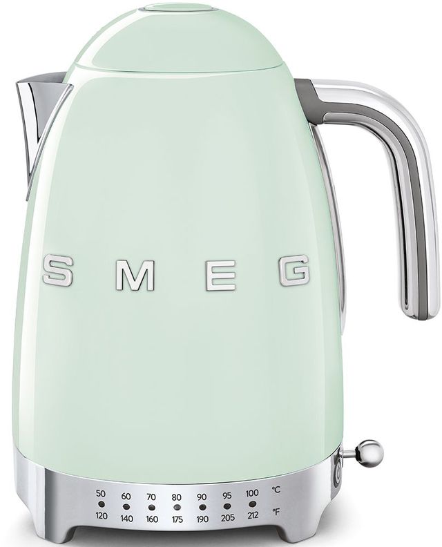 Smeg 50's Retro Style Aesthetic Polished Stainless Steel Electric Kettle 17