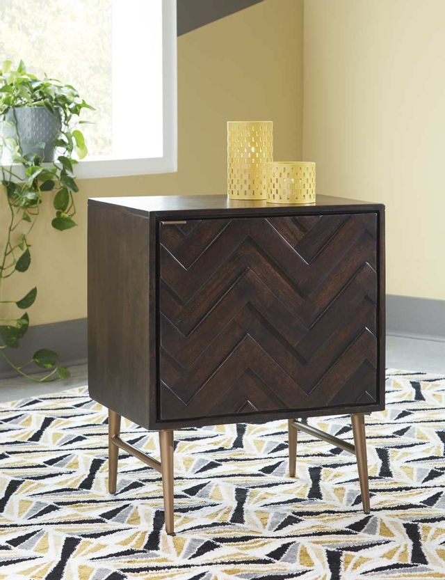 Signature Design by Ashley® Dorvale Brown Accent Cabinet 6