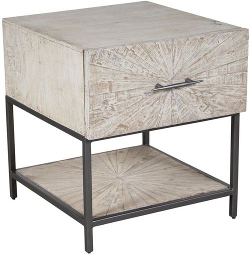 Parker House® Crossings Monaco Weathered Blanc End Tables
