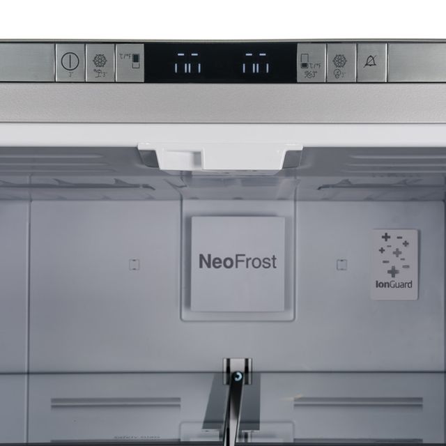 Beko 19.9 Cu. Ft. Fingerprint Free Stainless Steel Freestanding French Door Refrigerator-1