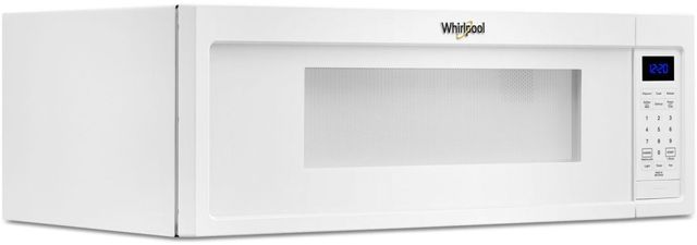 Whirlpool® 1.1 Cu. Ft. White Low Profile Microwave Hood Combination