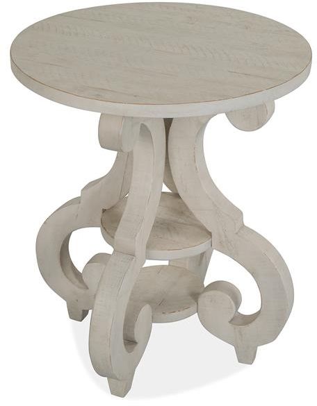Magnussen Home® Bronwyn Alabaster Accent Table 2
