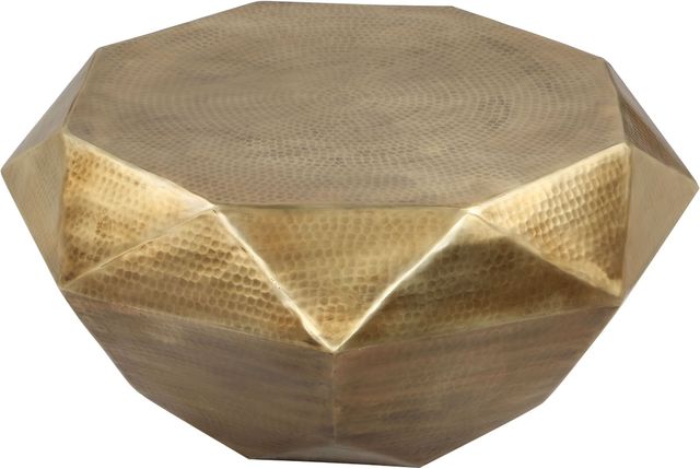 Riverside Furniture Olivia Hammered Gold Coffee Table-1