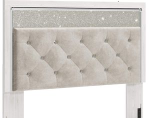 Signature Design by Ashley® Altyra White Queen/Full Upholstered Panel Headboard