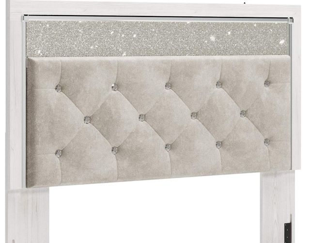 Signature Design by Ashley® Altyra White Queen/Full Upholstered Panel Headboard-0