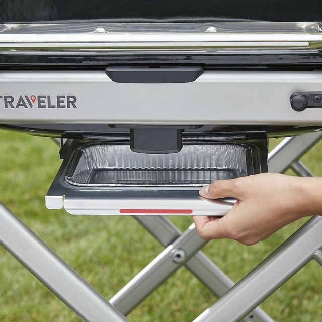 Weber® Traveler Black Portable Propane Gas Grill 5